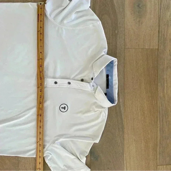 Greyson Short Sleeve Polo Shirt White XL - Picture 7 of 7